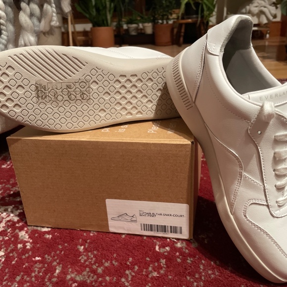 NEW NEVER WORN Everlane The Court Sneaker White - Picture 2 of 3
